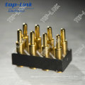 8 Pin Double Row Spring Loaded Pogo Pins with Cap for SMT Sucker